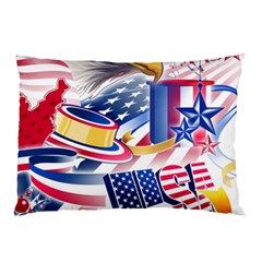 United States Of America Usa  Images Independence Day Pillow Case