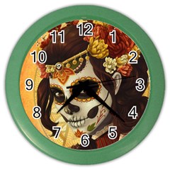 Fantasy Girl Art Color Wall Clocks by BangZart