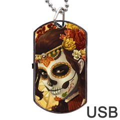 Fantasy Girl Art Dog Tag Usb Flash (one Side) by BangZart