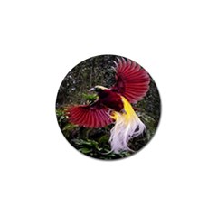 Cendrawasih Beautiful Bird Of Paradise Golf Ball Marker (10 Pack)