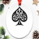 Acecard Oval Ornament (Two Sides) Front