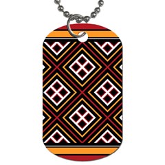 Toraja Pattern Pa re po  Sanguba ( Dancing Alone ) Dog Tag (one Side) by BangZart