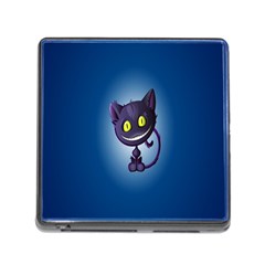 Funny Cute Cat Memory Card Reader (square) by BangZart