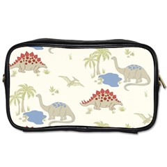 Dinosaur Art Pattern Toiletries Bags by BangZart