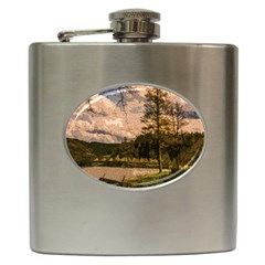 Landscape Hip Flask (6 Oz) by Valentinaart