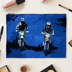 Motorsport  Cosmetic Bag (xl) by Valentinaart