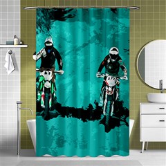 Motorsport  Shower Curtain 48  X 72  (small)  by Valentinaart