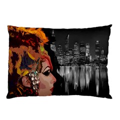 Transvestite Pillow Case (two Sides) by Valentinaart