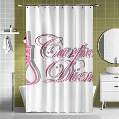 Carpe Diem  Shower Curtain 48  X 72  (small)  by Valentinaart