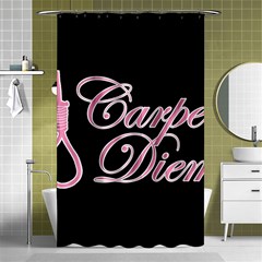 Carpe Diem  Shower Curtain 48  X 72  (small)  by Valentinaart