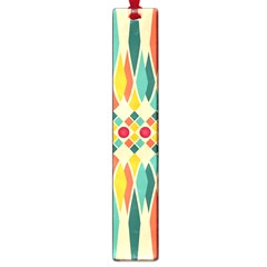 Festive Pattern Large Book Marks by linceazul