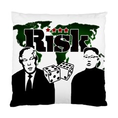 Nuclear Explosion Trump And Kim Jong Standard Cushion Case (two Sides) by Valentinaart