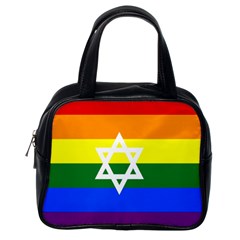 Gay Pride Israel Flag Classic Handbags (one Side) by Valentinaart