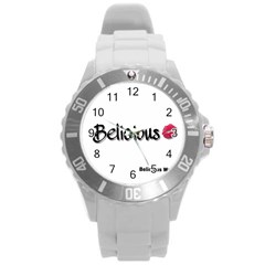 Belicious World Logo Round Plastic Sport Watch (l) by beliciousworld