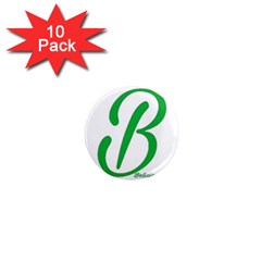 Belicious World  b  In Green 1  Mini Magnet (10 Pack) 