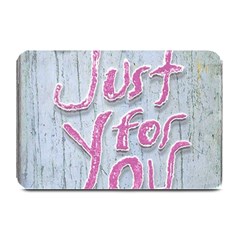 Letters Quotes Grunge Style Design Plate Mats by dflcprints