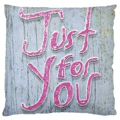 Letters Quotes Grunge Style Design Large Cushion Case (one Side) by dflcprints