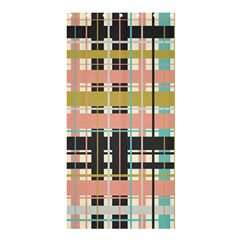 Plaid Pattern Shower Curtain 36  X 72  (stall) 
