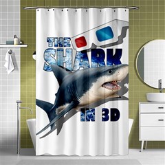 The Shark Movie Shower Curtain 48  X 72  (small)  by Valentinaart