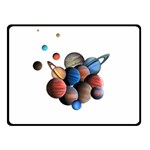 Planets  Fleece Blanket (Small) 50 x40  Blanket Front