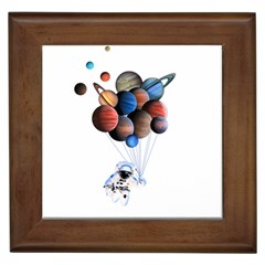 Planets  Framed Tiles by Valentinaart