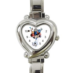 Planets  Heart Italian Charm Watch by Valentinaart