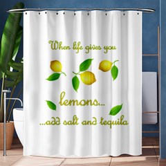 When Life Gives You Lemons Shower Curtain 60  X 72  (medium)  by Valentinaart