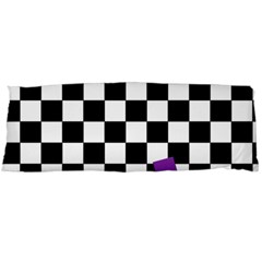 Dropout Purple Check Body Pillow Case (dakimakura)