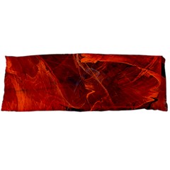 Swirly Love In Deep Red Body Pillow Case (dakimakura) by designworld65