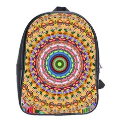 Peaceful Mandala School Bag (large) by designworld65