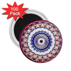 Romantic Dreams Mandala 2 25  Magnets (100 Pack)  by designworld65