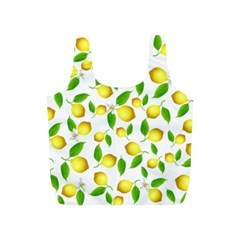 Lemon Pattern Full Print Recycle Bags (s)  by Valentinaart