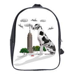 Great Dane School Bag (large) by Valentinaart