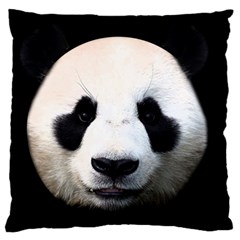 Panda Face Standard Flano Cushion Case (one Side)