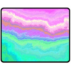 Ombre Fleece Blanket (medium)  by ValentinaDesign