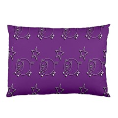 Pig Star Pattern Wallpaper Vector Pillow Case by Nexatart