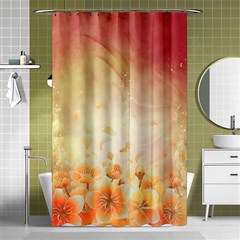 Flower Power, Cherry Blossom Shower Curtain 48  X 72  (small)  by FantasyWorld7