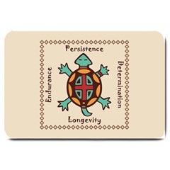 Turtle Animal Spirit Large Doormat  by linceazul