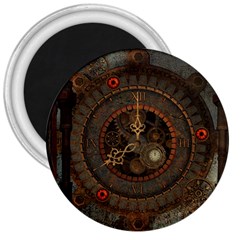 Steampunk, Awesome Clocks 3  Magnets by FantasyWorld7