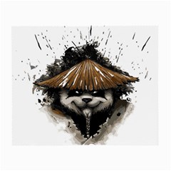 Warrior Panda T Shirt Small Glasses Cloth (2-side) by AmeeaDesign