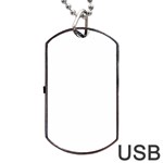 Warrior Panda T Shirt Dog Tag USB Flash (Two Sides) Back