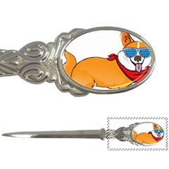 Corgi With Sunglasses And Scarf T Shirt Letter Openers by AmeeaDesign