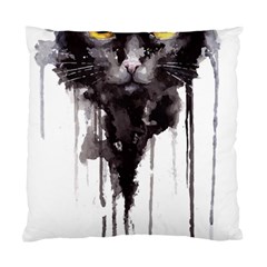 Angry Cat T Shirt Standard Cushion Case (two Sides) by AmeeaDesign