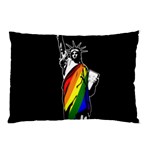 Pride Statue of Liberty  Pillow Case (Two Sides) Back