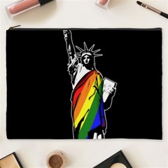 Pride Statue Of Liberty  Cosmetic Bag (xxxl)  by Valentinaart