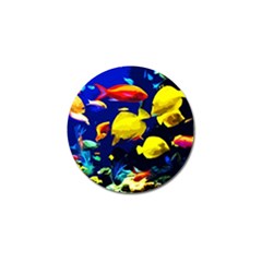 Tropical Fish Golf Ball Marker by Valentinaart