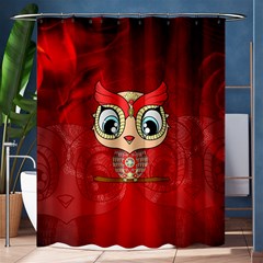 Cute Colorful  Owl, Mandala Design Shower Curtain 60  X 72  (medium)  by FantasyWorld7