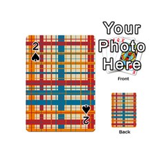 Plaid Pattern Playing Cards 54 (mini)  by linceazul