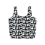 Panda pattern Full Print Recycle Bags (S)  Front