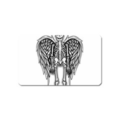 Angel Skeleton Magnet (name Card) by Valentinaart